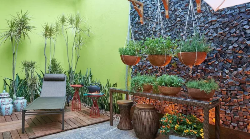 jardinagem em vasos